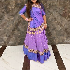 Lavender Chaniya Choli